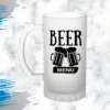 Beer Menu Frosted Beer Mug