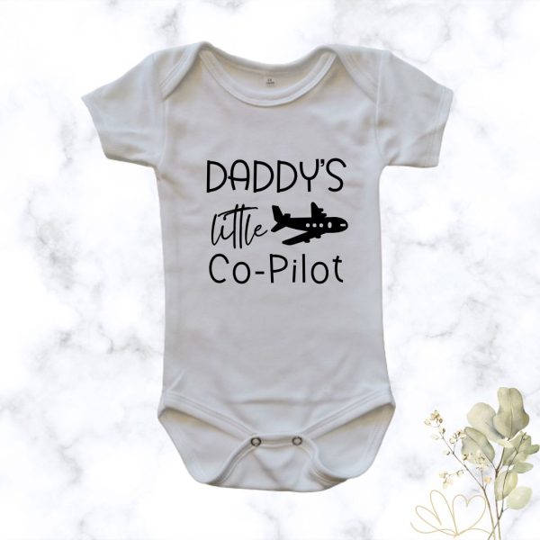Daddy's little co-Pilot | Custom Printed Onesie