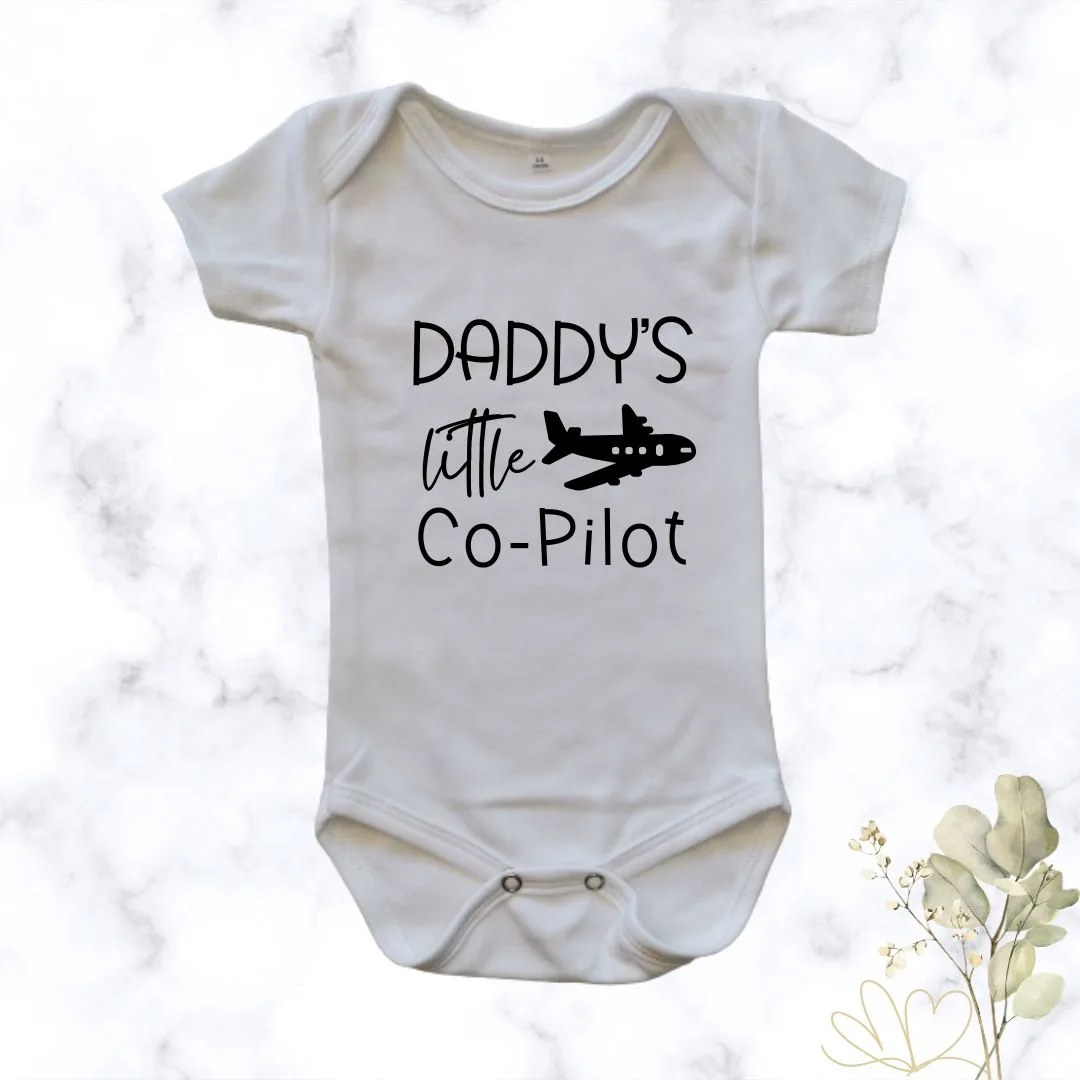 Daddy's little co-Pilot | Custom Printed Onesie