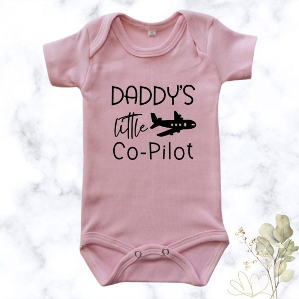 Daddy's little co-Pilot | Custom Printed Onesie