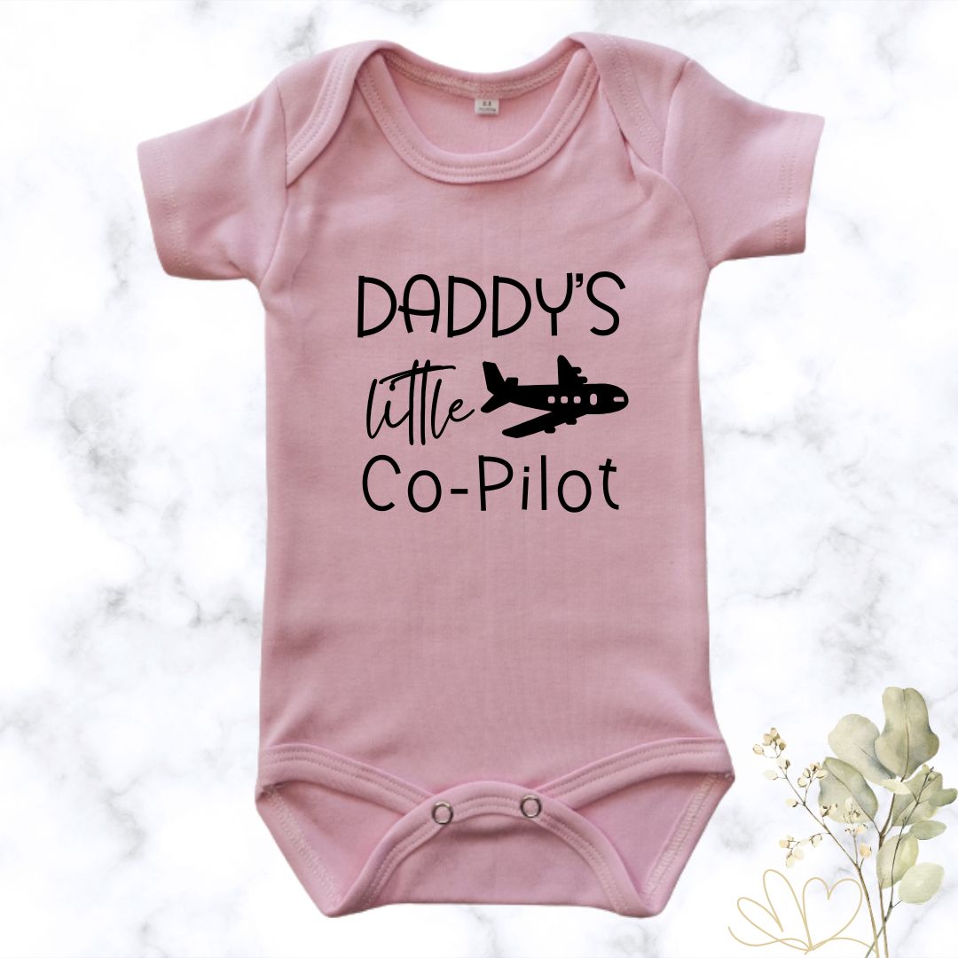 Daddy's little co-Pilot | Custom Printed Onesie