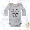 Worth Every Shot – Custom Printed Onesie