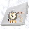 Lion Fluffy Fleece Blanket