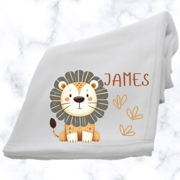Lion Fluffy Fleece Blanket