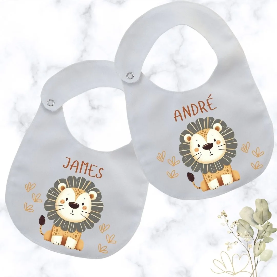 Hear me Roar Round Bib