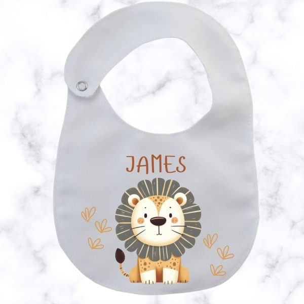 Hear me Roar Round Bib