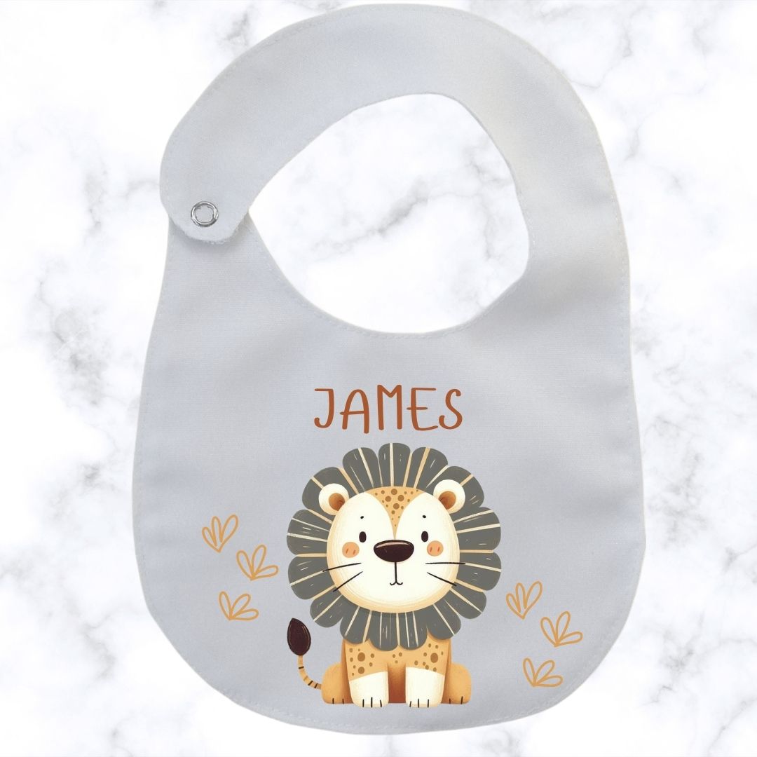 Hear me Roar Round Bib