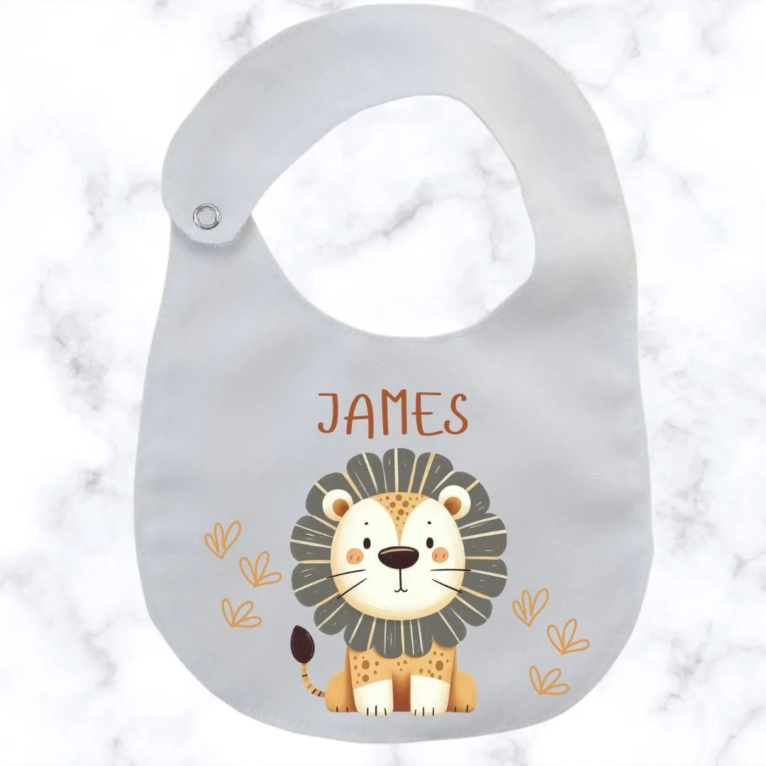 Hear me Roar Round Bib