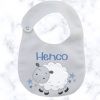 Little Lamb Round Baby Bib