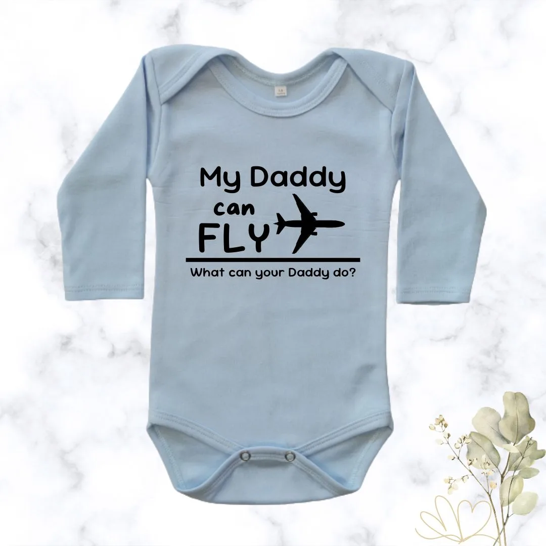 My Daddy can Fly | Custom Printed Cotton Onesie