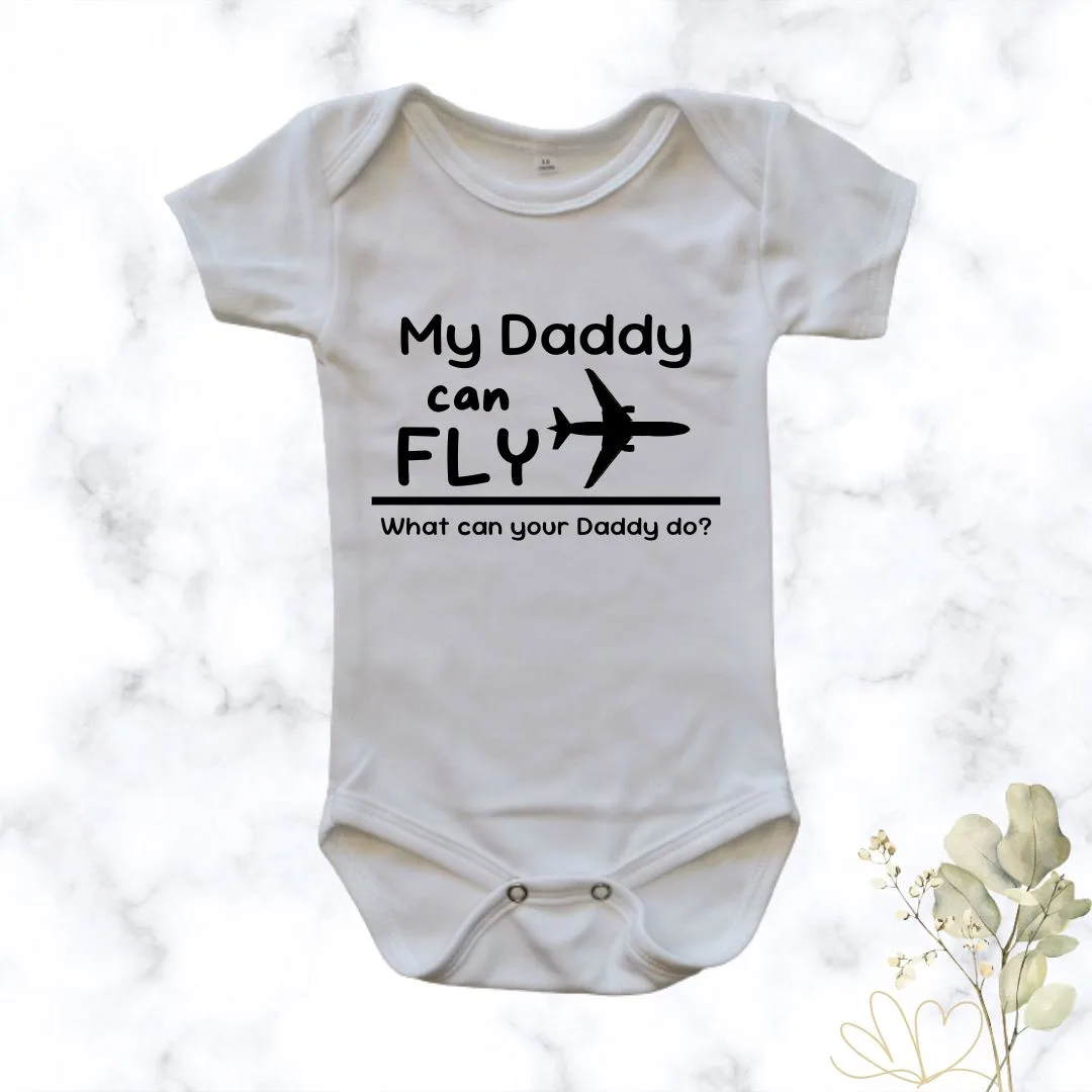 My Daddy can Fly | Custom Printed Cotton Onesie