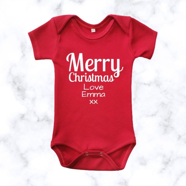 Merry Christmas | Custom Printed Onesie