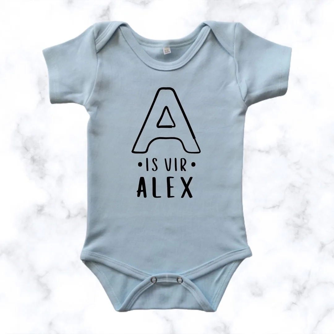 Baby Name Onesie – Custom Printed Onesie