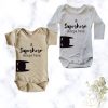 Superhero sleeps here | Custom Printed Onesie