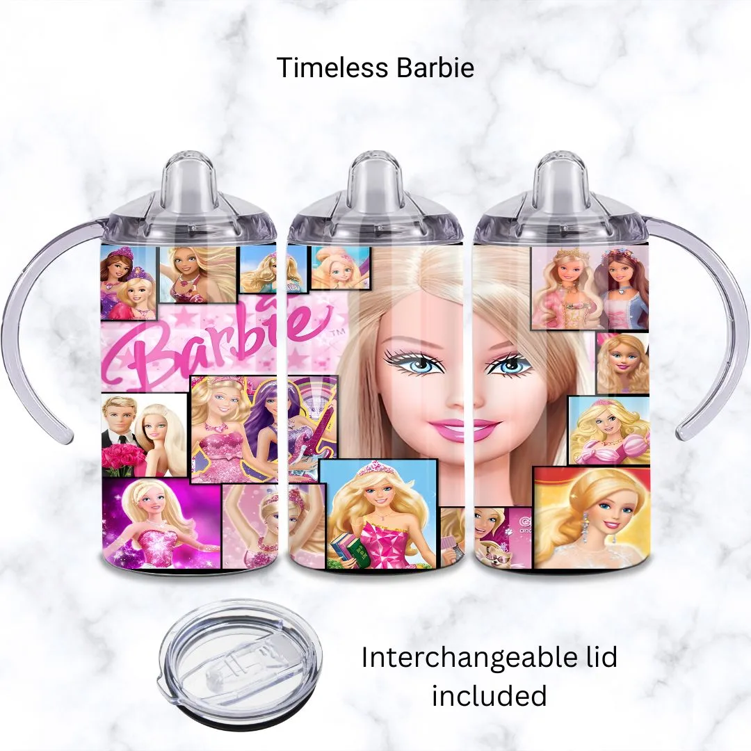 Assorted Barbie Baby Sippy Cup 12oz | Personalised Printed