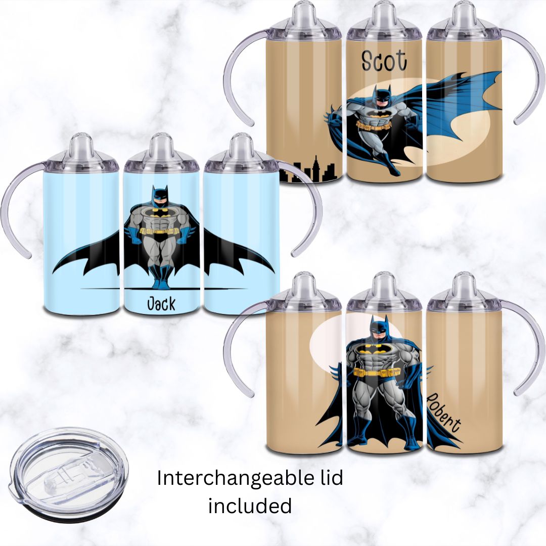 Assorted Batman Baby Sippy Cup 12oz | Personalised Printed