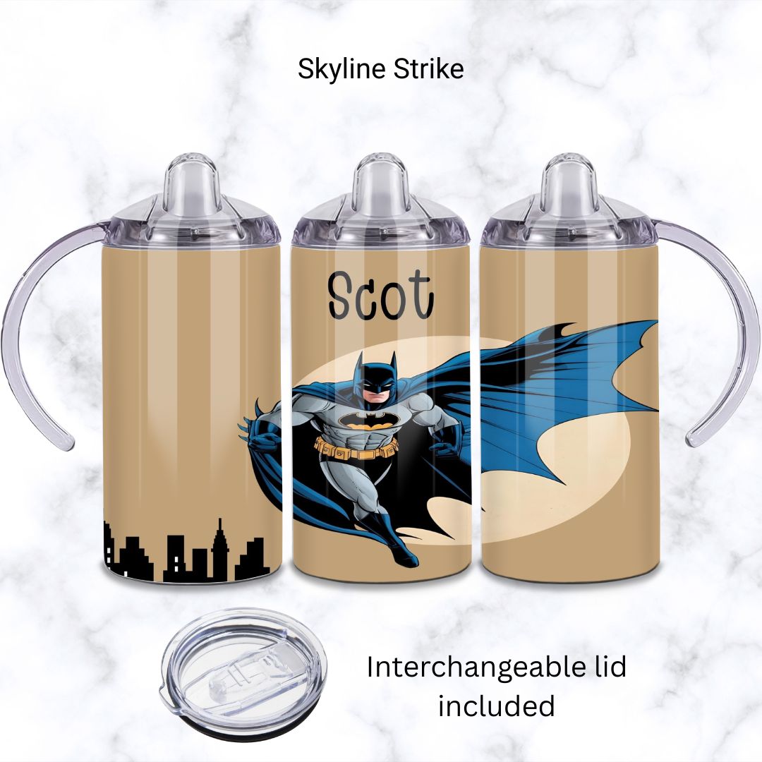 Assorted Batman Baby Sippy Cup 12oz | Personalised Printed