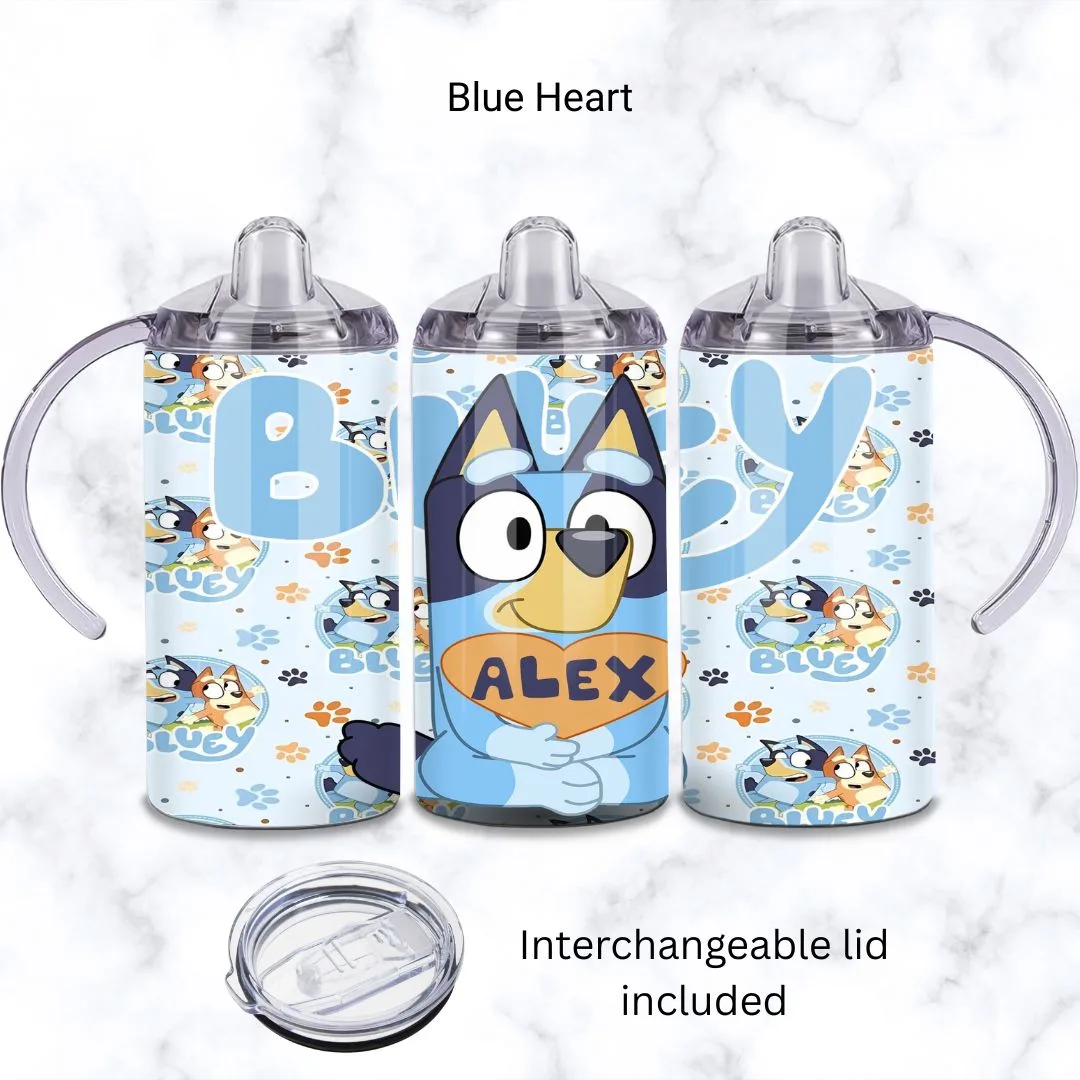 Assorted Bluey Baby Sippy Cup 12oz | Personalised Printed
