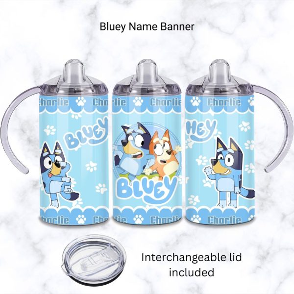Assorted Bluey Baby Sippy Cup 12oz | Personalised Printed