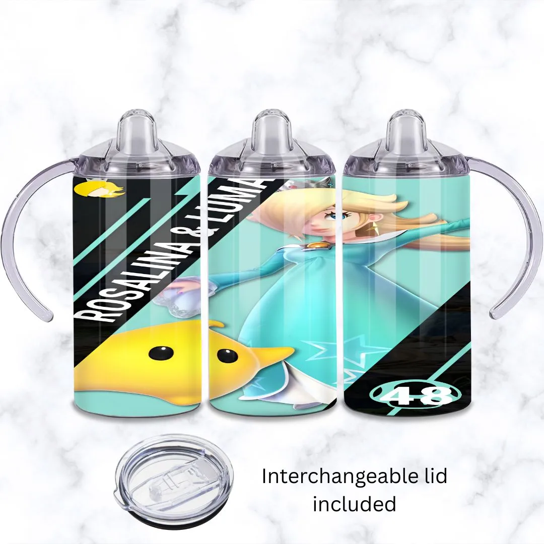 Assorted Mario Characters Baby Sippy Cup 12oz | Personalised Printed