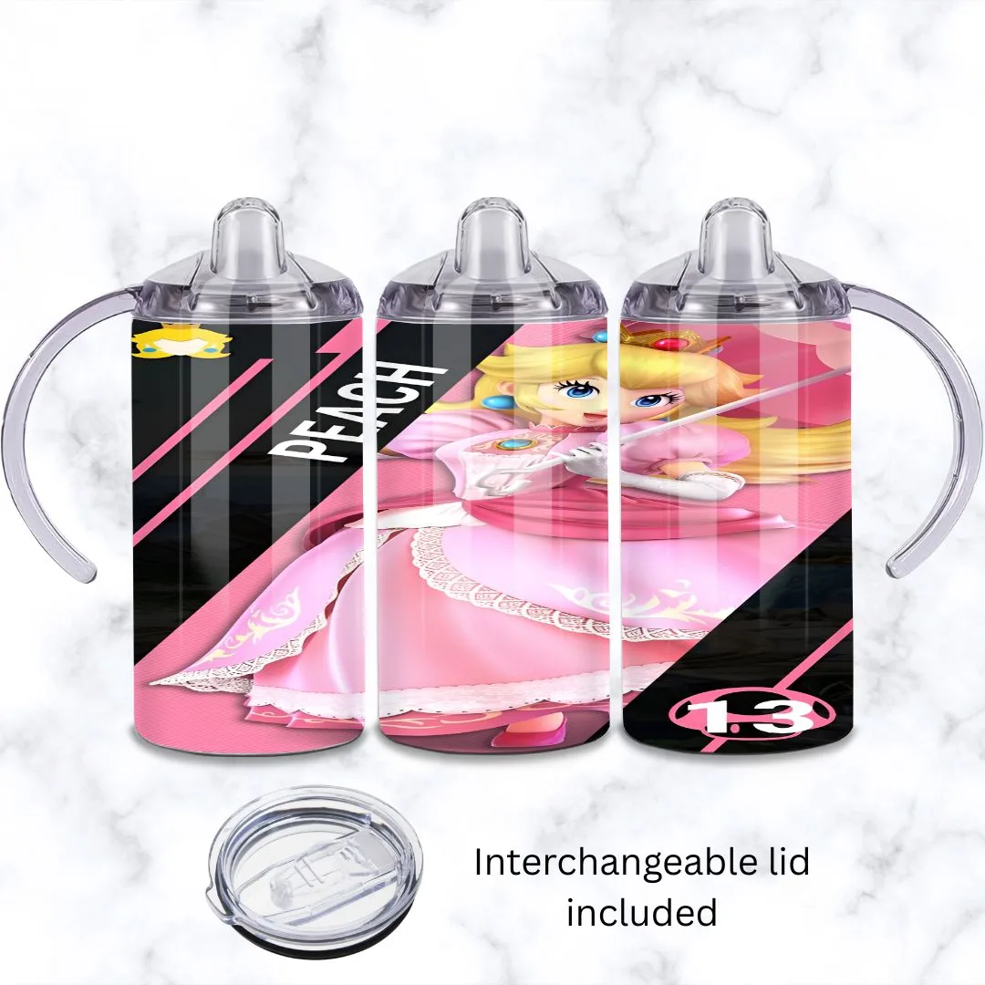 Assorted Mario Characters Baby Sippy Cup 12oz | Personalised Printed