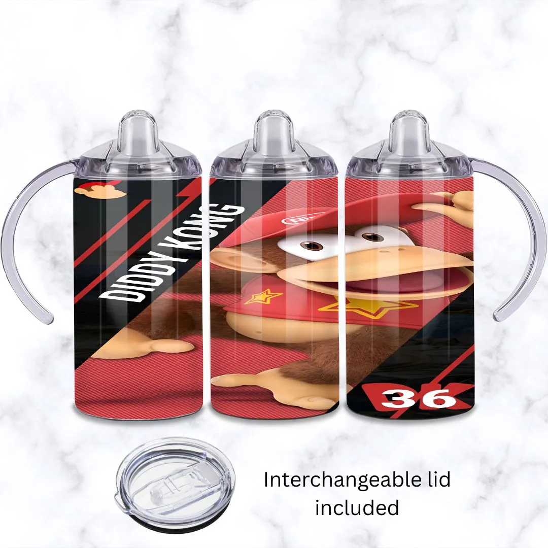 Assorted Mario Characters Baby Sippy Cup 12oz | Personalised Printed