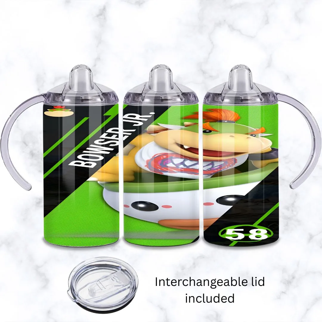 Assorted Mario Characters Baby Sippy Cup 12oz | Personalised Printed