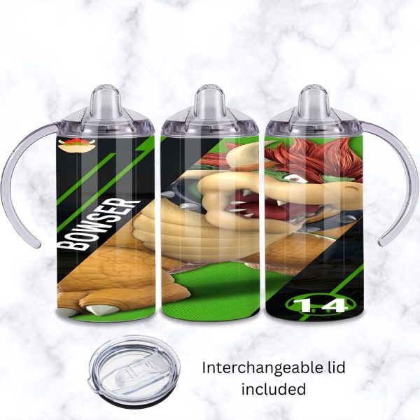 Assorted Mario Characters Baby Sippy Cup 12oz | Personalised Printed