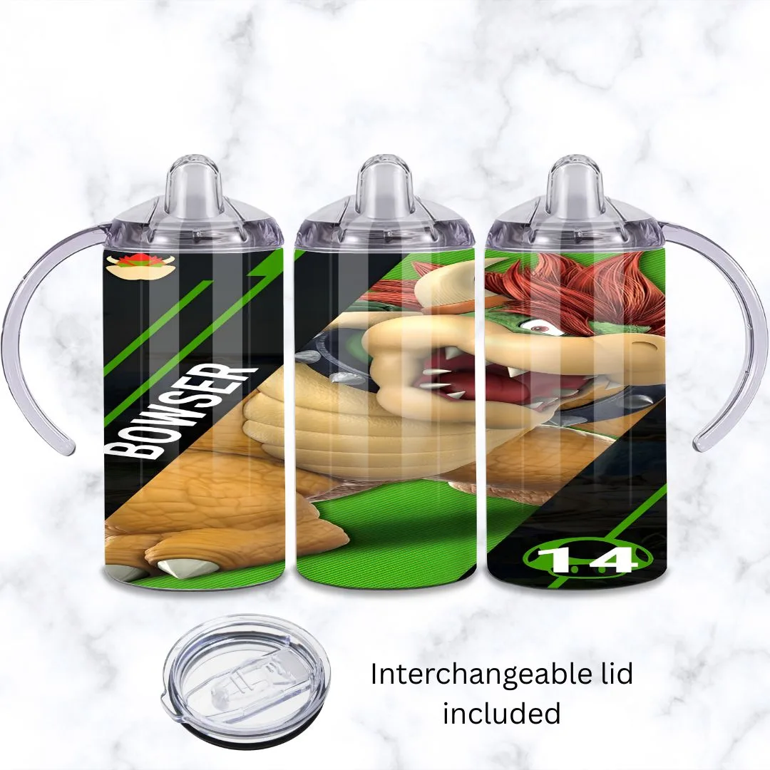 Assorted Mario Characters Baby Sippy Cup 12oz | Personalised Printed