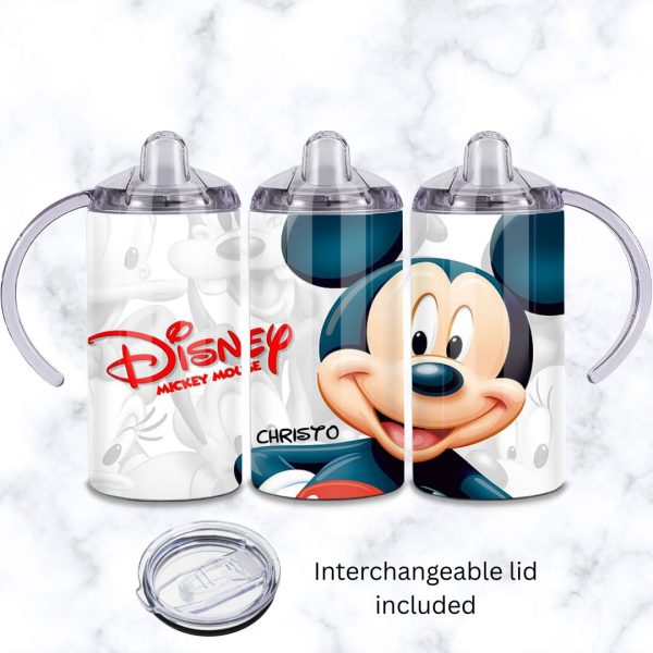Assorted Mickey Mouse Baby Sippy Cup 12oz | Personalised Printed