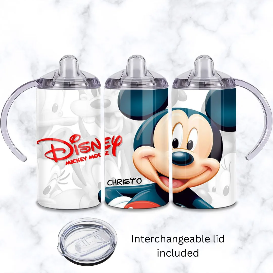 Assorted Mickey Mouse Baby Sippy Cup 12oz | Personalised Printed