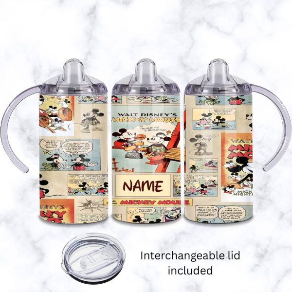 Assorted Mickey Mouse Baby Sippy Cup 12oz | Personalised Printed