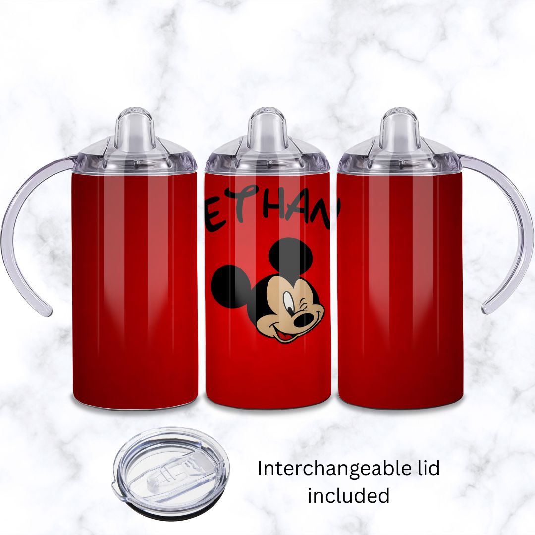 Assorted Mickey Mouse Baby Sippy Cup 12oz | Personalised Printed