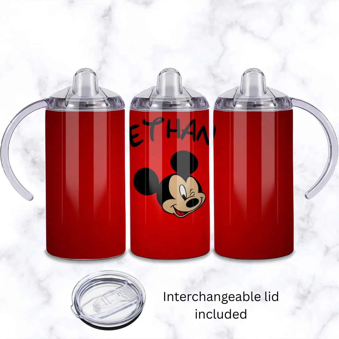 Assorted Mickey Mouse Baby Sippy Cup 12oz | Personalised Printed