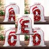 Christmas Letter Christmas Sack A - E