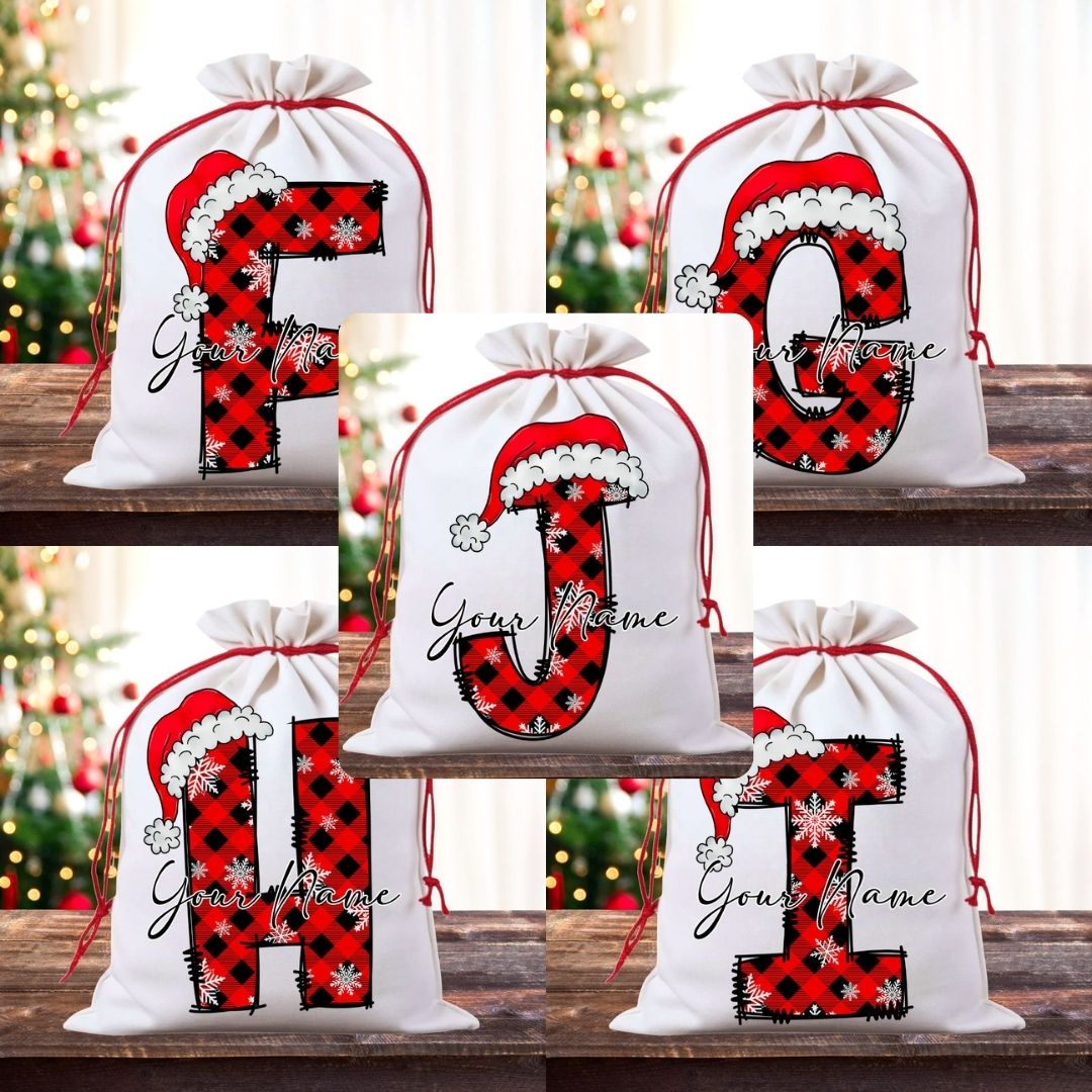 Christmas Letter Christmas Sack F - J