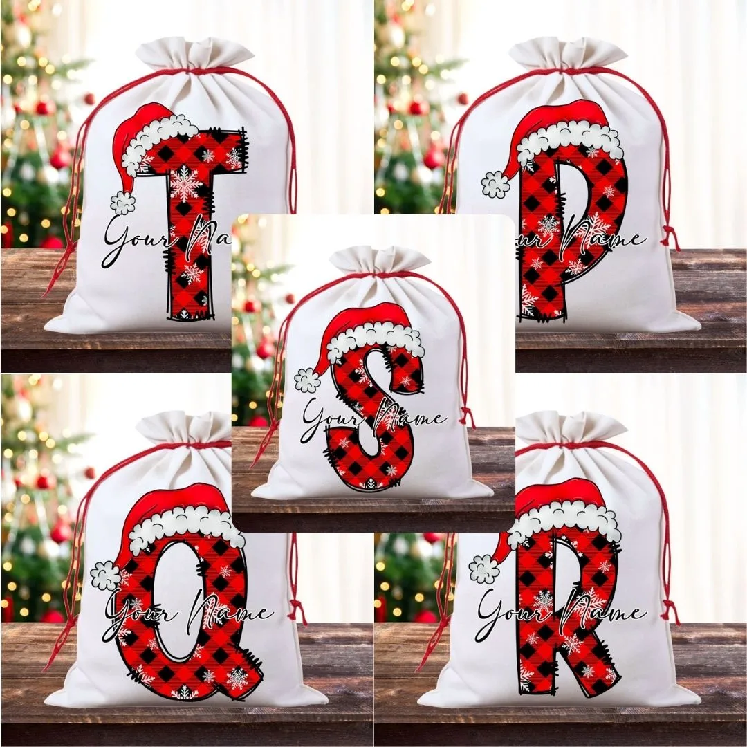 Christmas Letter Christmas Sack P - T