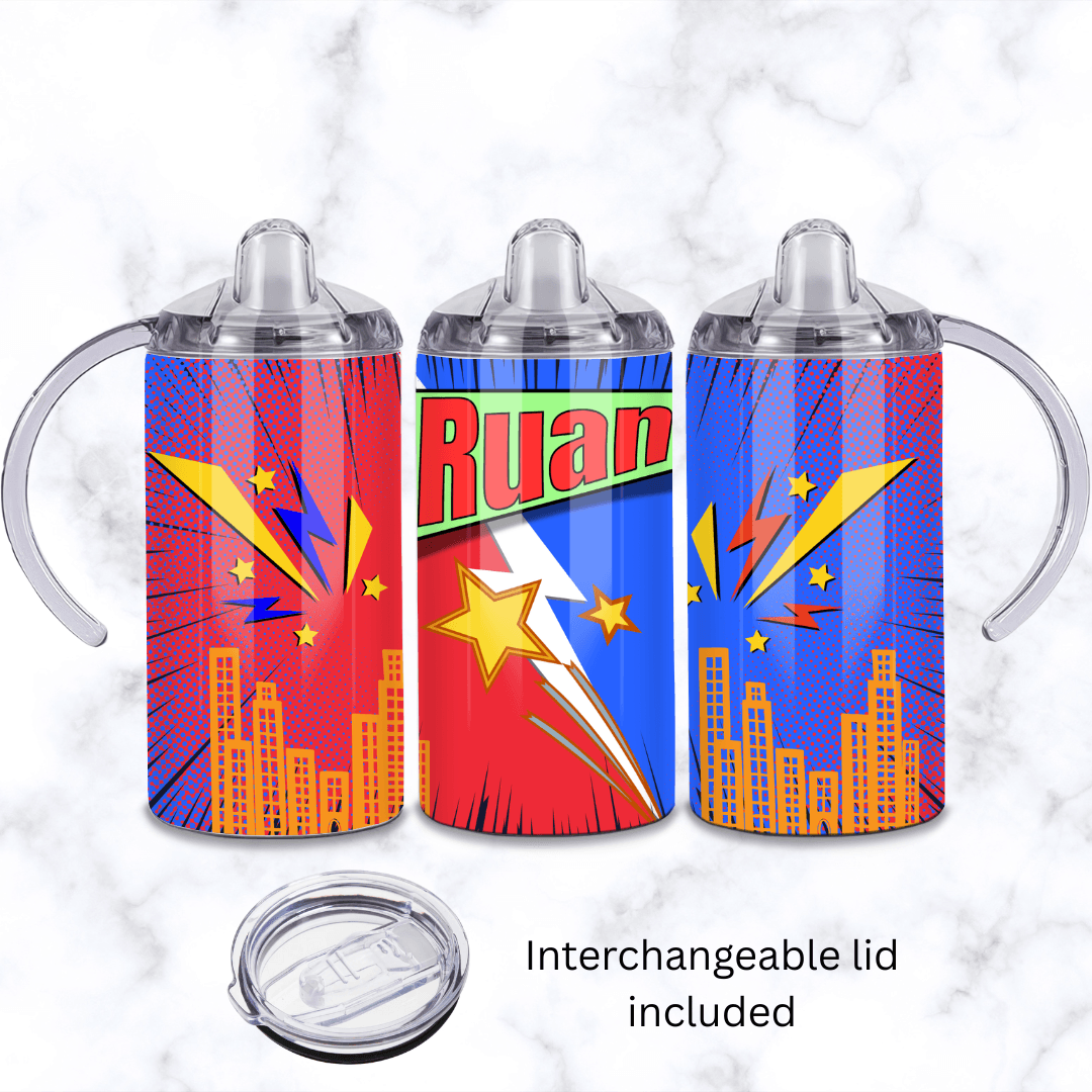 Comics Baby Sippy Cup 12oz | Personalised Printed