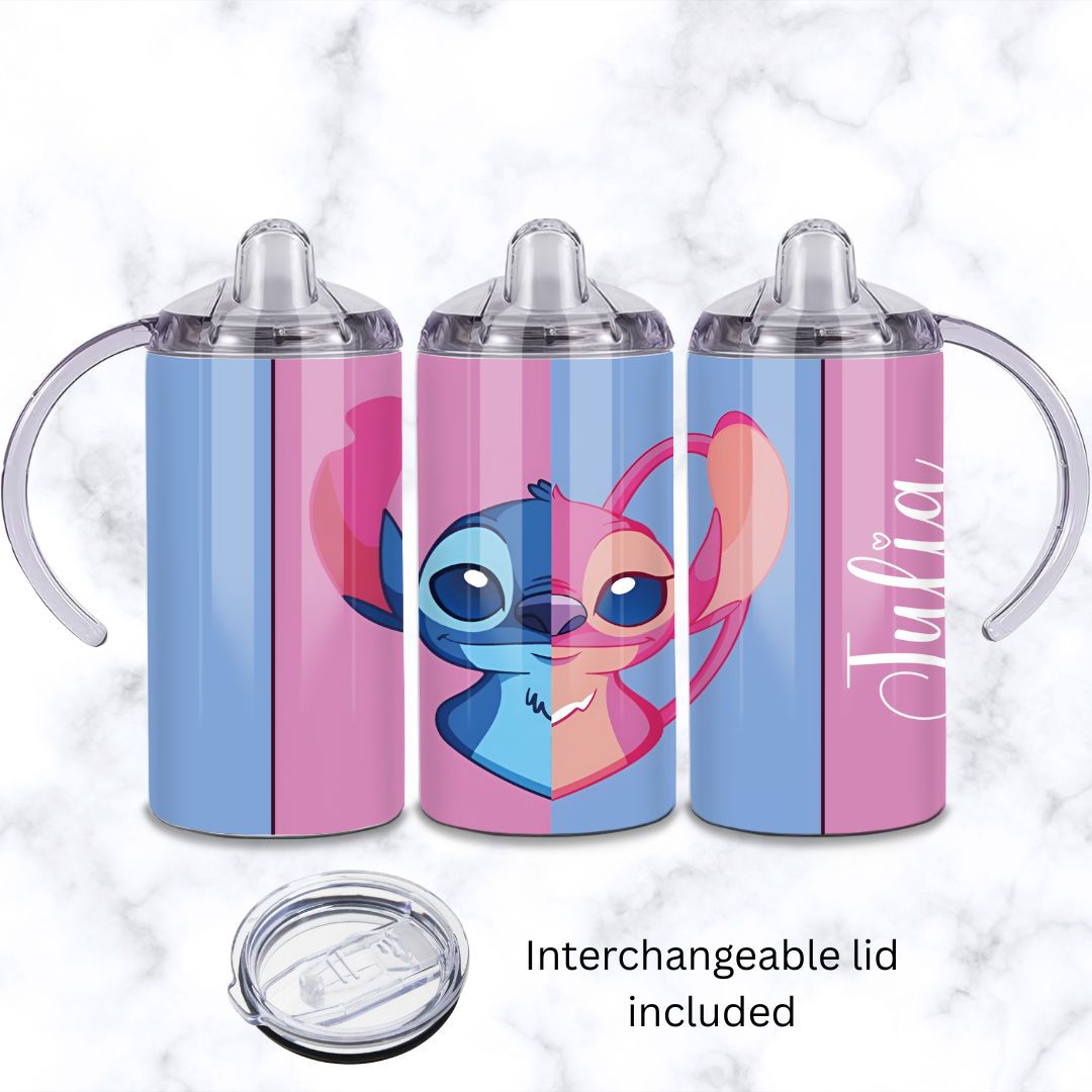 Assorted Stitch Baby Sippy Cup 12oz | Personalised Printed