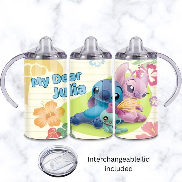 Assorted Stitch Baby Sippy Cup 12oz | Personalised Printed