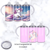 Assorted Unicorn Baby Sippy Cup 12oz | Personalised Printed