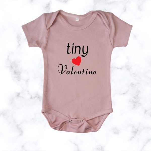 Tiny Valentine | Custom Printed Cotton Onesie