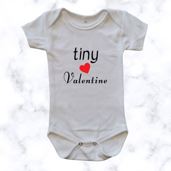 Tiny Valentine | Custom Printed Cotton Onesie