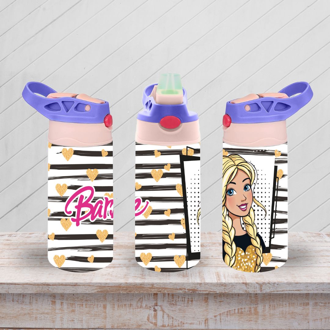 Assorted Barbie Flip Top Sippy Cup | Personalised Printed
