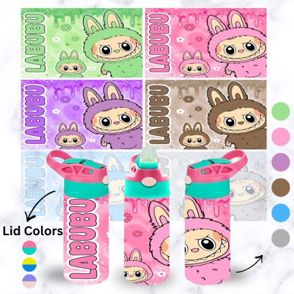 Assorted Labubu Flip Top Sippy Cup | Personalised Printed
