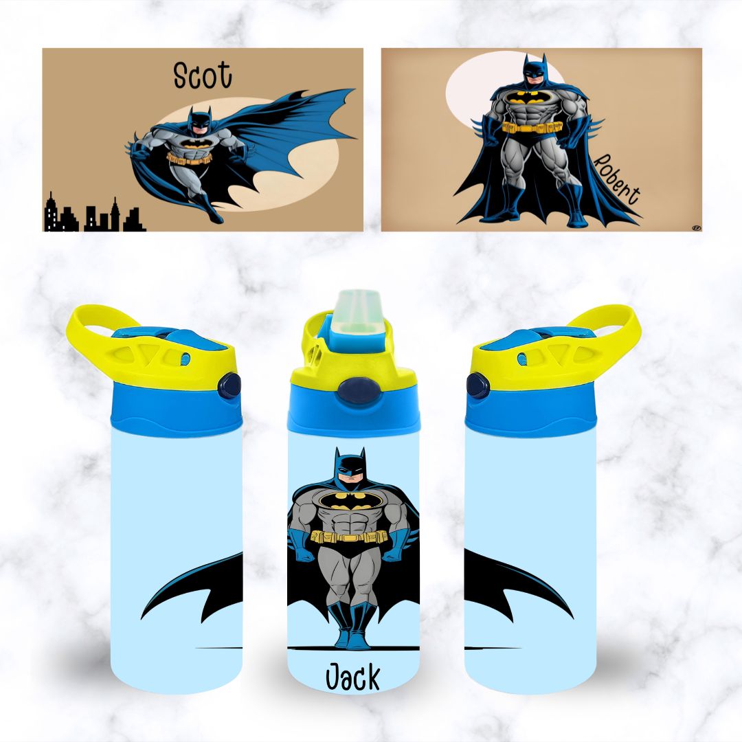 Assorted Batman Flip Top Sippy Cup | Personalised Printed
