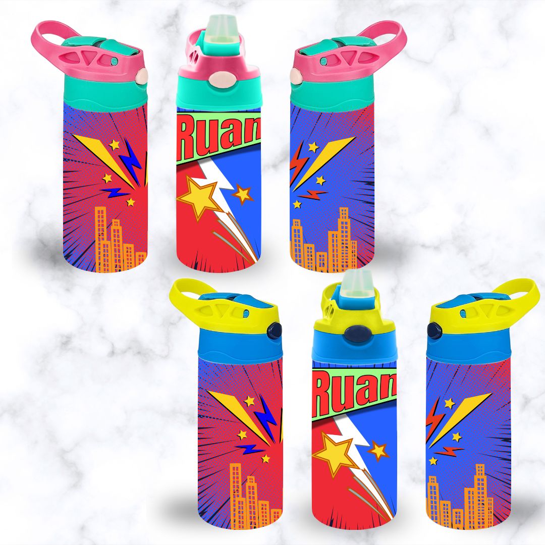 Comics Flip Top Sippy Cup | Personalised Printed