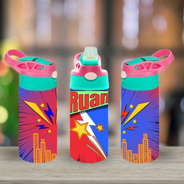 Comics Flip Top Sippy Cup | Personalised Printed