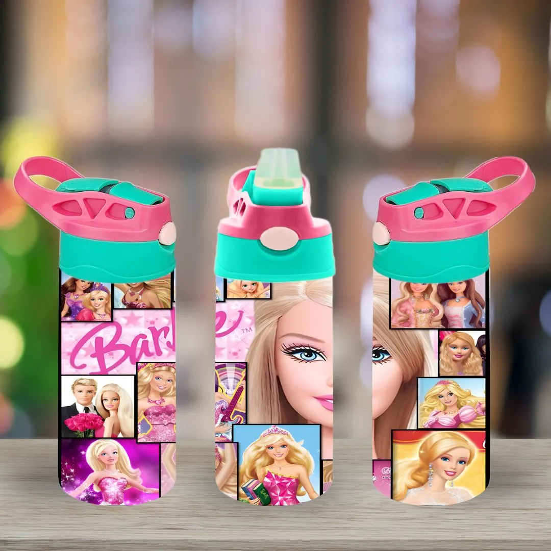 Assorted Barbie Flip Top Sippy Cup | Personalised Printed