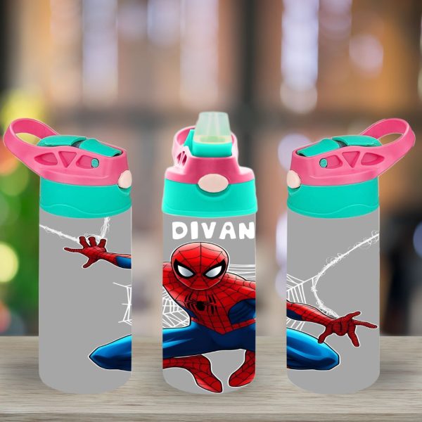Assorted Spiderman Flip Top Sippy Cup | Personalised Printed